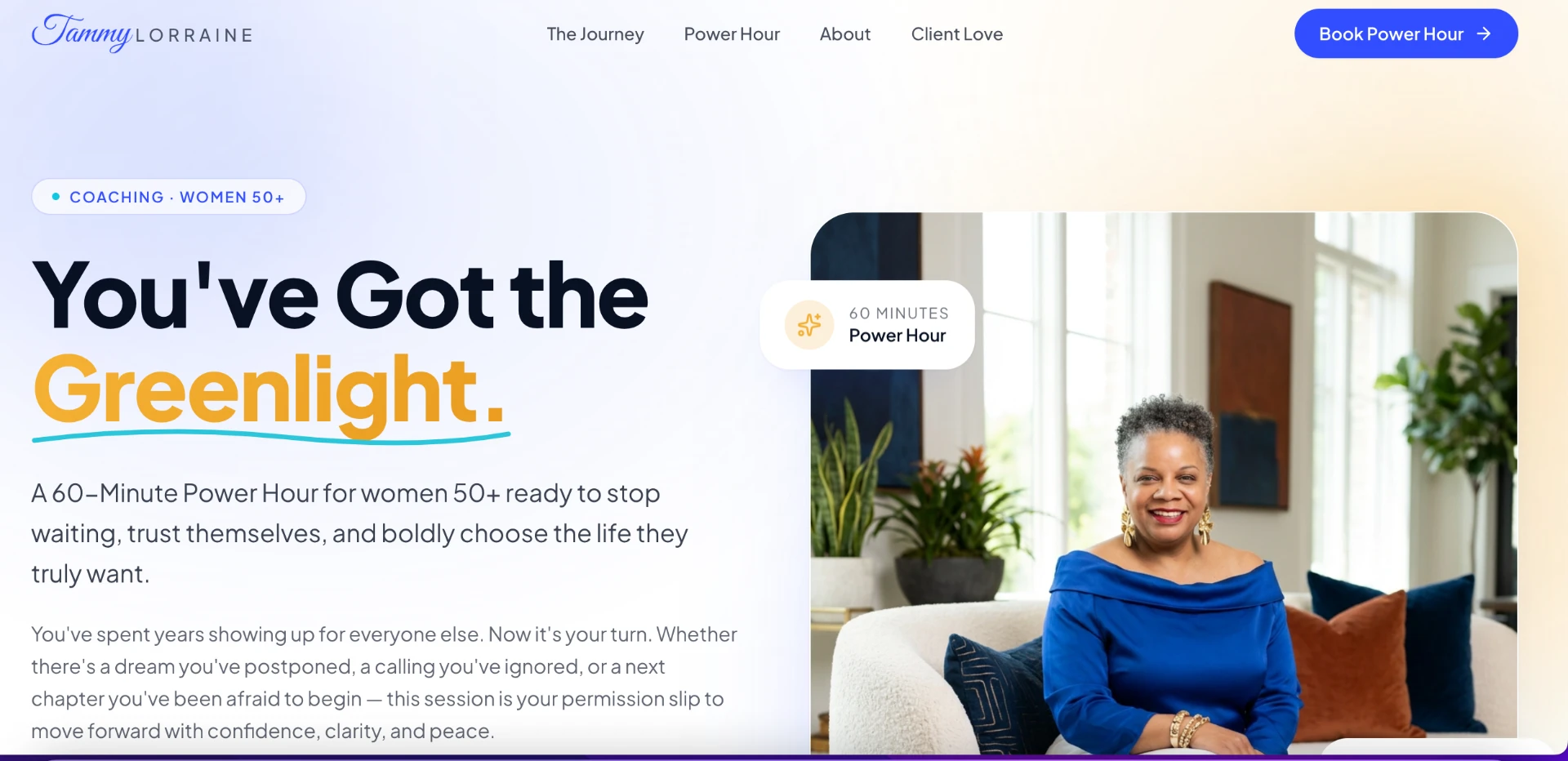 Tammy Lorraine website designed by Brand2Checkout